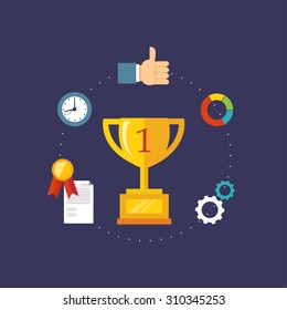 Mejor producto de la Copa de Campeones Vector