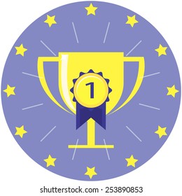 Vector Champions Cup Icon