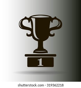 Vector champions cup icon
