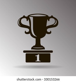 Vector champions cup icon