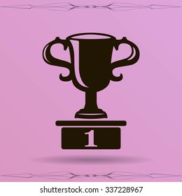 Vector champions cup icon