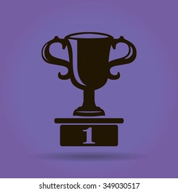 Vector champions cup icon