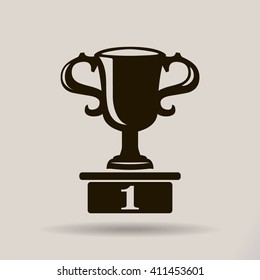 Vector champions cup icon