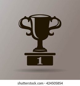 Vector champions cup icon