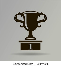 Vector champions cup icon
