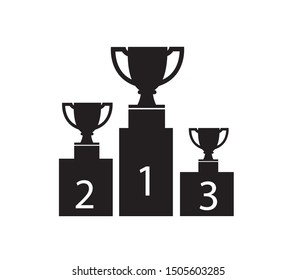 vector champions cup icon illustration