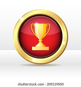 Vector Champions Cup Icon. Vector illustration