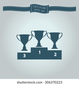 vector champions cup icons 