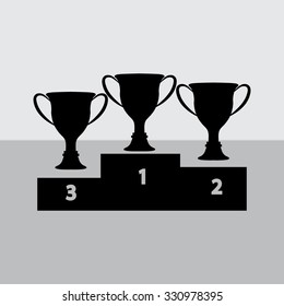 vector champions cup icons 