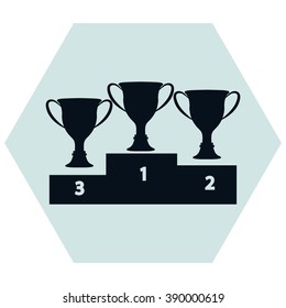 vector champions cup icons 