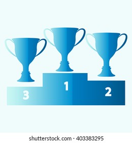 vector champions cup icons
