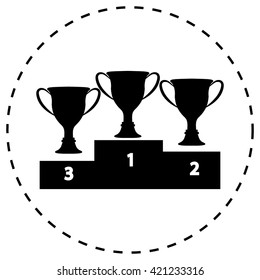 vector champions cup icons