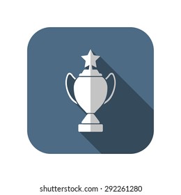 Vector Champions Cup symbol on white background