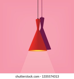 vector chandelier icon