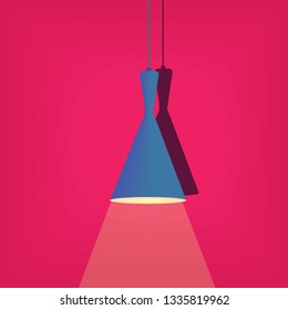 vector chandelier icon