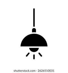 Vector chandelier icon with trendy design. home light icon
