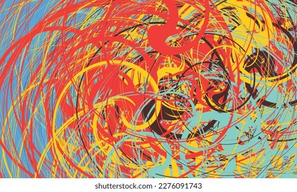 Vector Chaos: Create Stunning Abstract Designs with Distortion and Transformation Effects, Pushing the Boundaries of Graphic Design