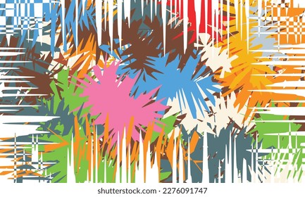 Vector Chaos: Create Stunning Abstract Designs with Distortion and Transformation Effects, Pushing the Boundaries of Graphic Design