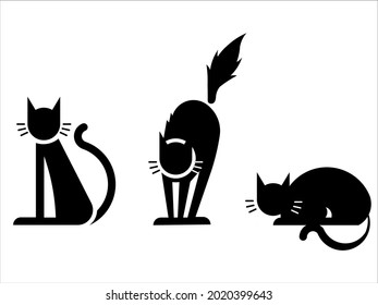 vector character cat illustration sketch  