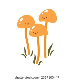 Carácter vectorial de setas lindas. Ilustración aislada en fondo blanco
