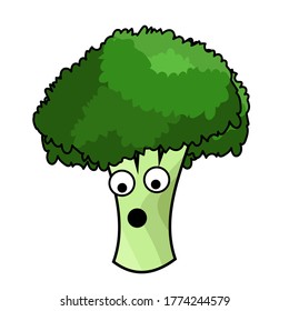 vector Character Design Form brocoli