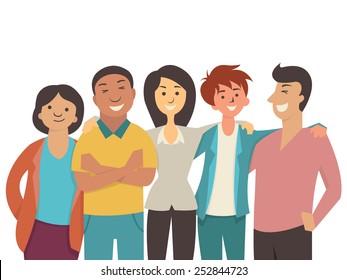 338,239 Flat design friends Images, Stock Photos & Vectors | Shutterstock