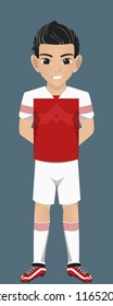 Vector Character Football / Socher Team Kit 