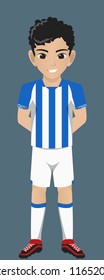 Vector Character Football / Socher Team Kit 