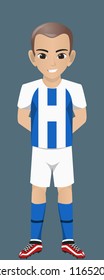 Vector Character Football / Socher Team Kit 