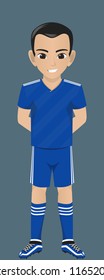 Vector Character Football / Socher Team Kit 