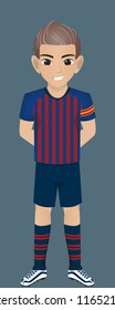 Vector Character Football / Socher Team Kit 