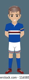 Vector Character Football / Socher Team Kit 