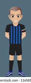 Vector Character Football / Socher Team Kit 