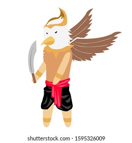 vector character full body simple design