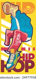 vector character illustration of urban street art