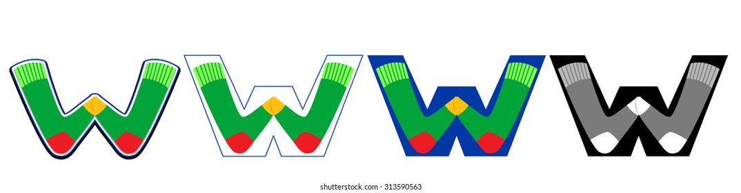 vector character, initial letter, letter-drawing, letter, uppercase letter, fun for kids w