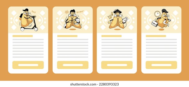 Vector character paper airplane YI templates for the site.