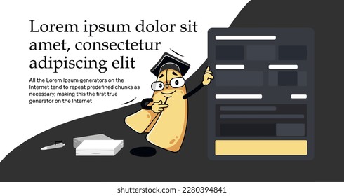 Vector character paper airplane yi template for website.