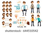 Vector character set for animation