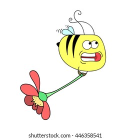 Vector characters Bee