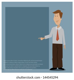 Vector characters. Business