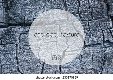 Vector charcoal texture