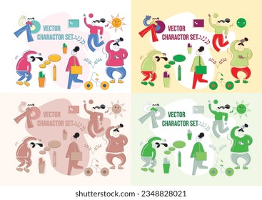 Vector Charector Set Minimal and Outline