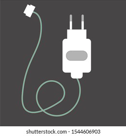 Vector Charger for Phone with micro USB Connector icon