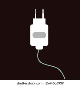 Vector Charger for Phone with micro USB Connector icon