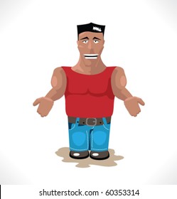 Vector charismatic cartoon charapters