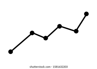 vector of chart, suitable for landing page, logo, business, background, company