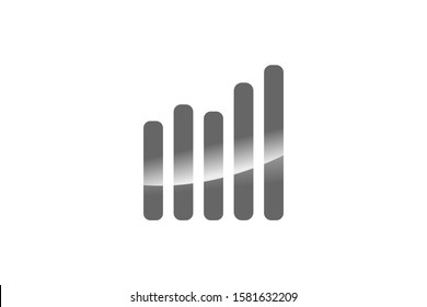 vector of chart, suitable for landing page, logo, business, background, company