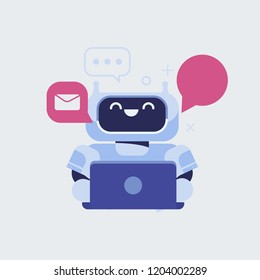 Vector chat bot,virtual assistance of website, mobile app.