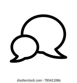 vector chat icon logo symbol mobile app